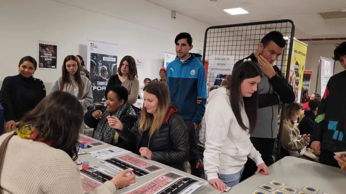 Forum des métiers au féminin - échanges