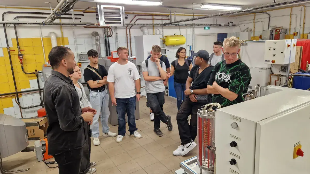 Visite des apprentis de Heidelberg