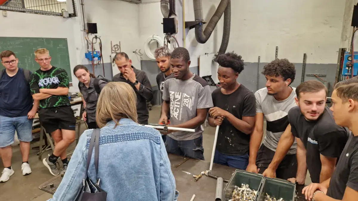 Visite des apprentis de Heidelberg